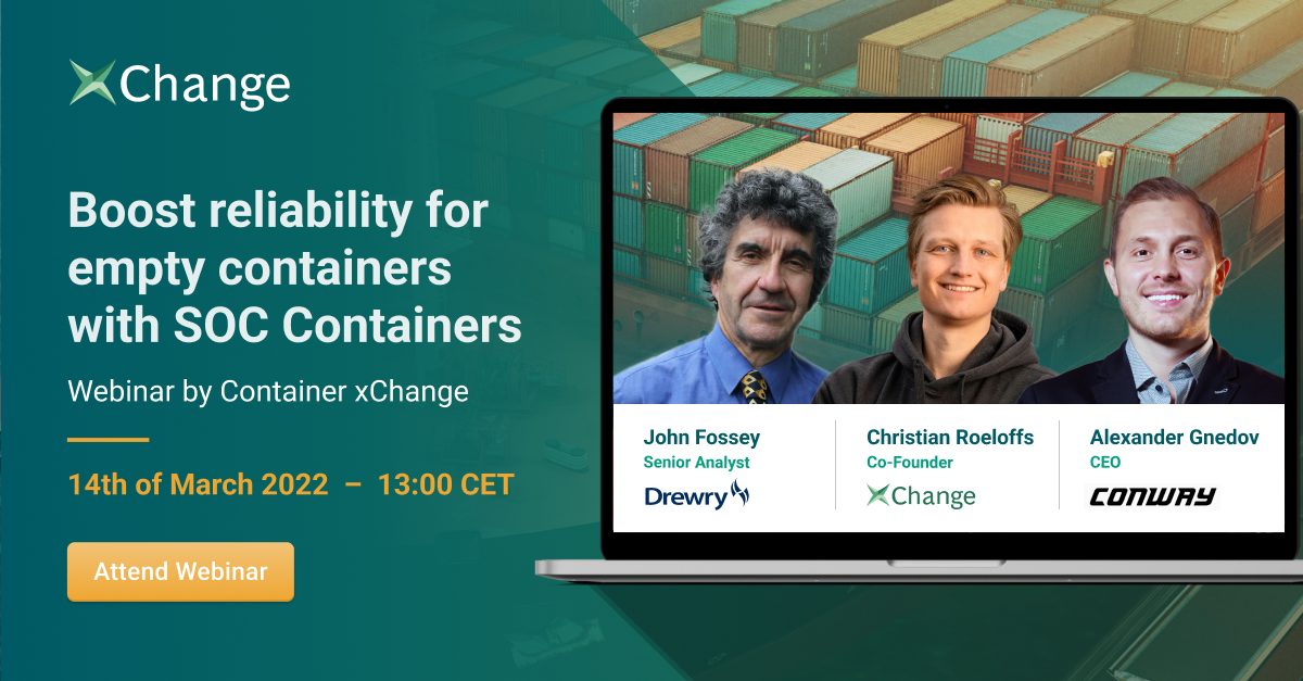 Container xChange webinar "How to boost availability of empty containers with SOCs